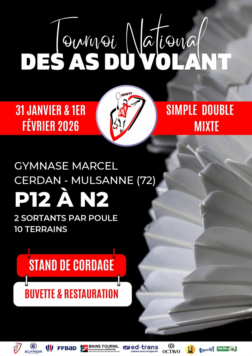 32ème tournoi national des As du volant de Mulsanne