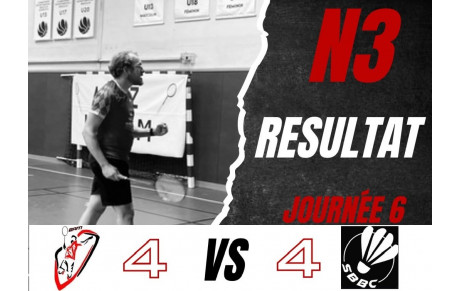 Résultats de la sixième journée des ICN3